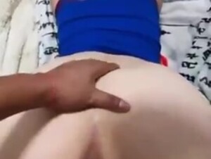 Rubia Trepada En Tremenda BBC