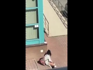 Pillada En Plena calle Masturbace